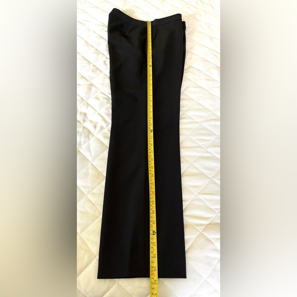 Ralph Lauren 96% fine wool black dress pants high waist straight legs US 10 - Picture 12 of 13